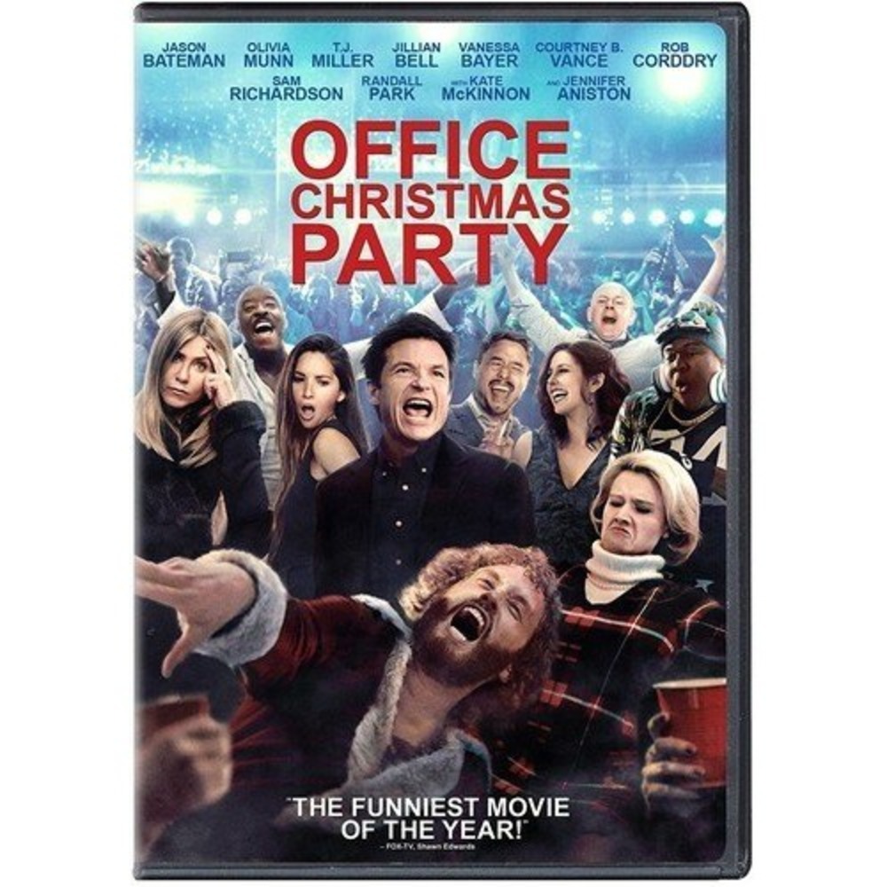 Office Christmas Party DVD Jason Bateman Jennifer Aniston Holiday Comedy Movie